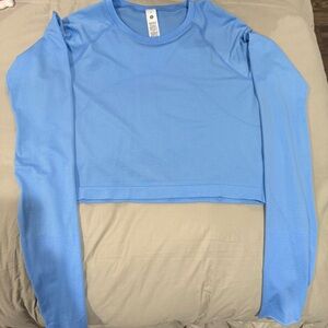 lululemon athletica Blue Crop Top